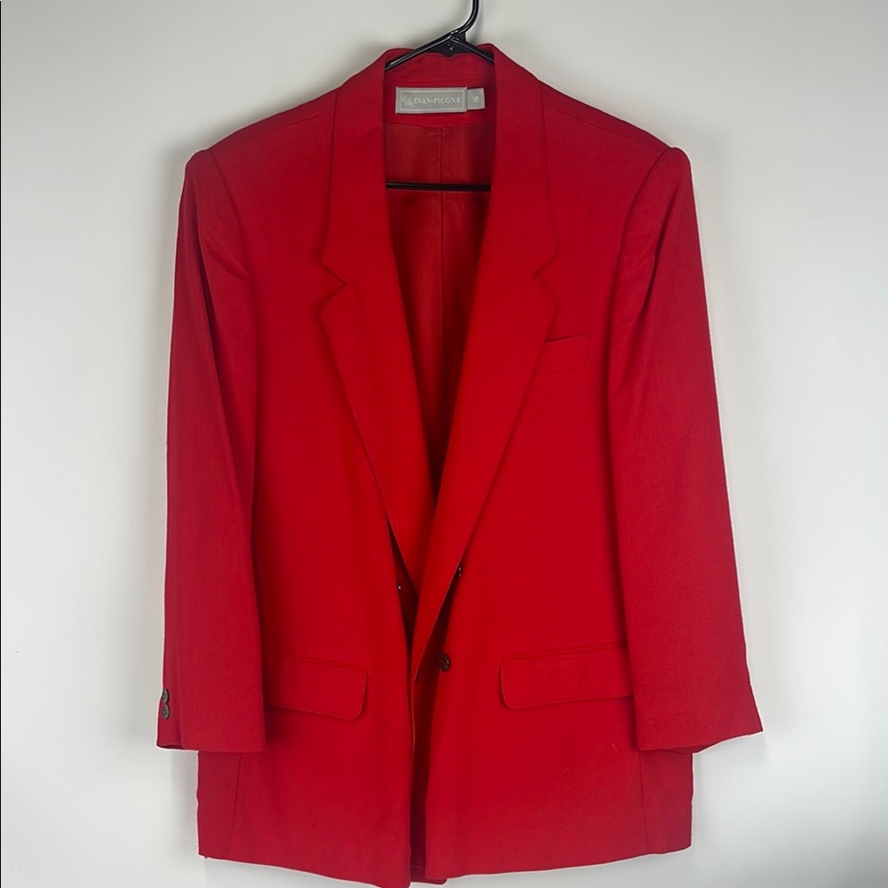 Evan Picone Red Blazer